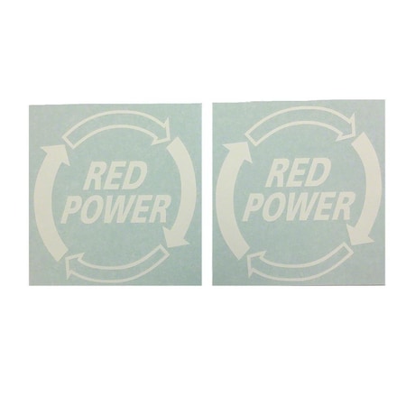 Aftermarket Red Power Decal, Fits International Models 786, 886, 986 Plus, 2PK DEC468-STR